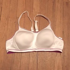 Freya active white racer back sports bra